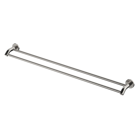 Fienza Kaya Double Towel rail 900mm Brushed Nickel 82808BN
