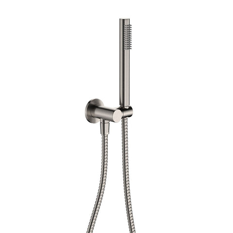 Fienza Isabella Hand Shower Round Plate Brushed Nickel 433203BN