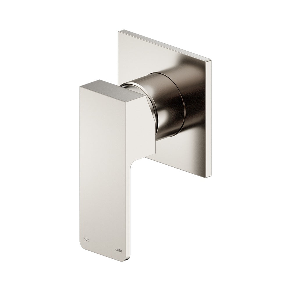 Amelie Royale Square Uni Body Shower Mixer Square Plate (Trim Kit Only) Brushed Nickel BDO301511TBN
