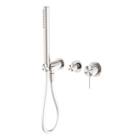Nero Mecca Shower Mixer Diverter Systerm Separate Back Plate Trim Kits Only Brushed Nickel NR221912FTBN