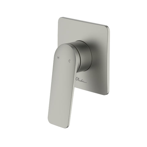 Oliveri Paris Wall Mixer (Trim Kit Only) Brushed Nickel PA100500FBN-TK