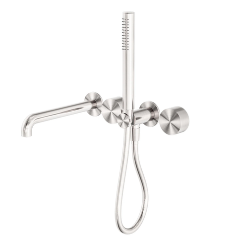 Nero Kara Progressive Shower System (Separate Plates) 250mm Trim Kits Only Brushed Nickel NR271903B250TBN