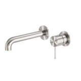 Nero Mecca Wall Basin / Bath Set (Separate Plates) 260mm Trim Kits Only Brushed Nickel NR221910C260TBN