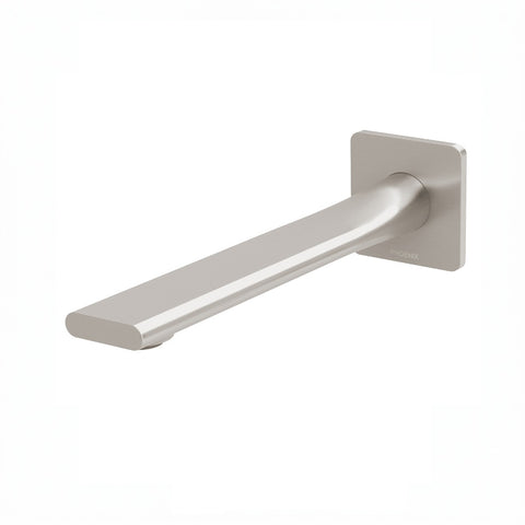 Phoenix Teel Wall Basin Outlet 200mm Brushed Nickel 118-7610-40
