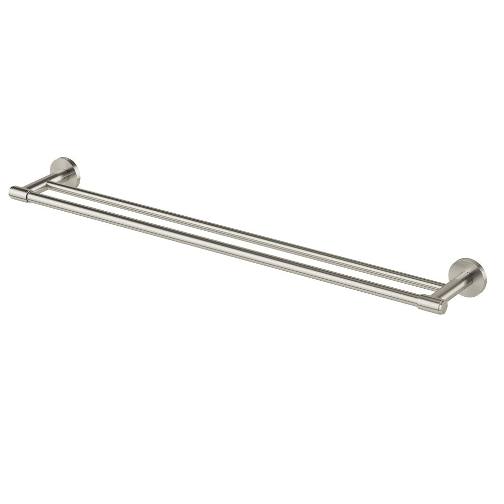 Phoenix Vivid MKII Double Towel Rail 800mm Brushed Nickel 146-8130-40