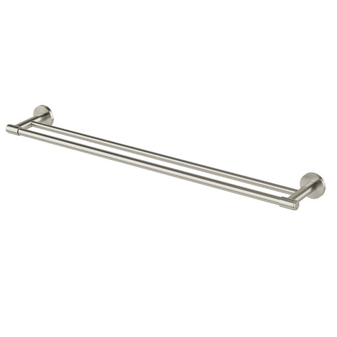 Phoenix Vivid MKII Double Towel Rail 800mm Brushed Nickel 146-8130-40