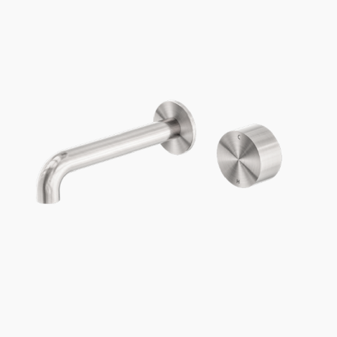 Nero Kara Progressive Wall Basin/Bath Set 260mm Trim Kits Only Brushed Nickel NR271907AT260BN