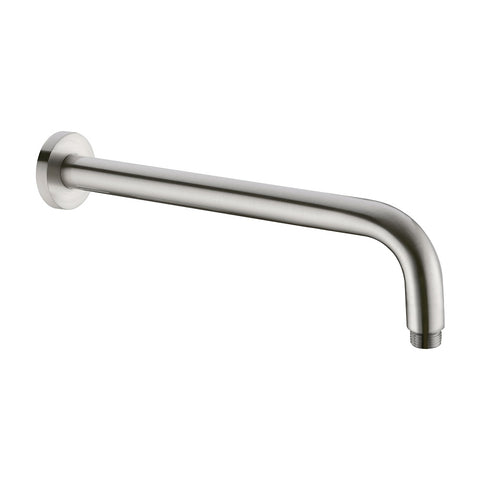 Nero Round Shower Arm 500mm Length Brushed Nickel NR502IBN