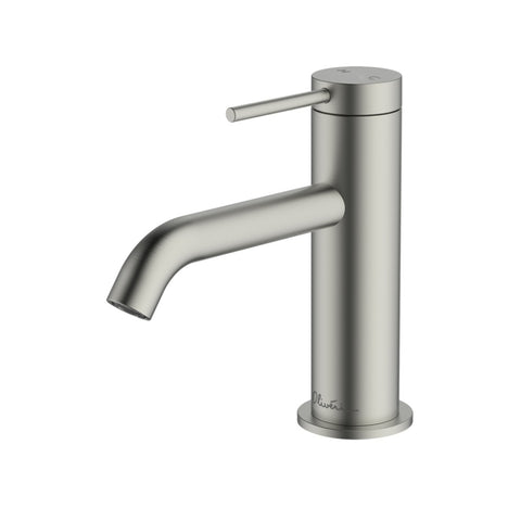 Oliveri Venice Curved Basin Mixer Brushed Nickel VE103504FBN