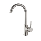 Amelie Royale Sink Mixer Gooseneck Pin Brushed Nickel BDO250807BN