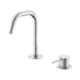 Nero Mecca Hob Basin Mixer Set Edge Spout Brushed Nickel NR221901HBN