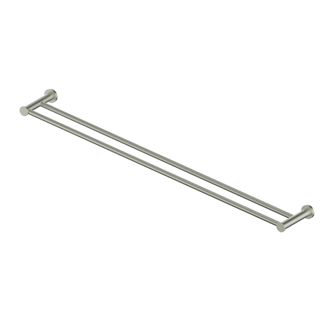 Greens Reflect Double Towel Rail PVD Brushed Nickel 21315BN