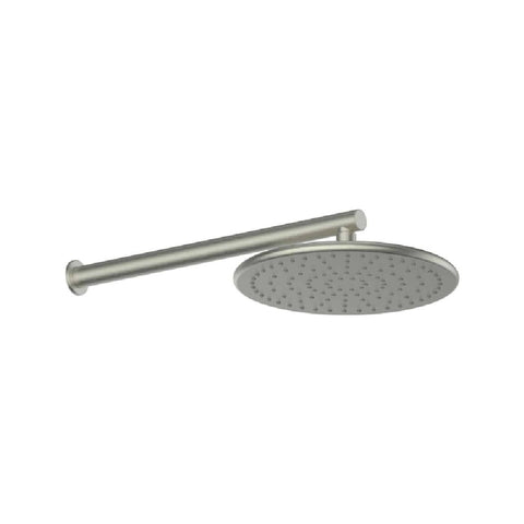 Greens Lavish Brass Wall Shower PVD Brushed Nickel 239102BN