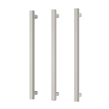 Phoenix Heated Triple Towel Rail Square 600mm Brushed Nickel 651-8762-40