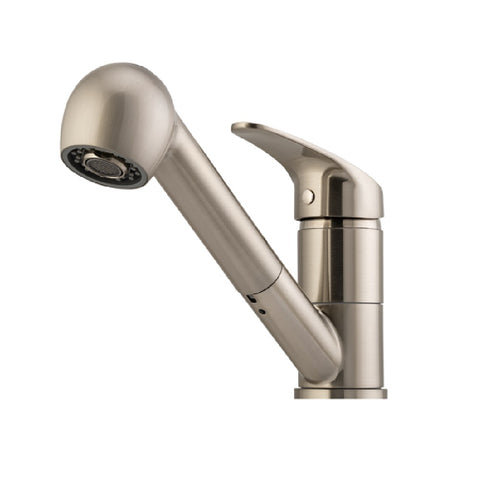 Oliveri London Pullout Spray Mixer Brushed Nickel LON580BN-P