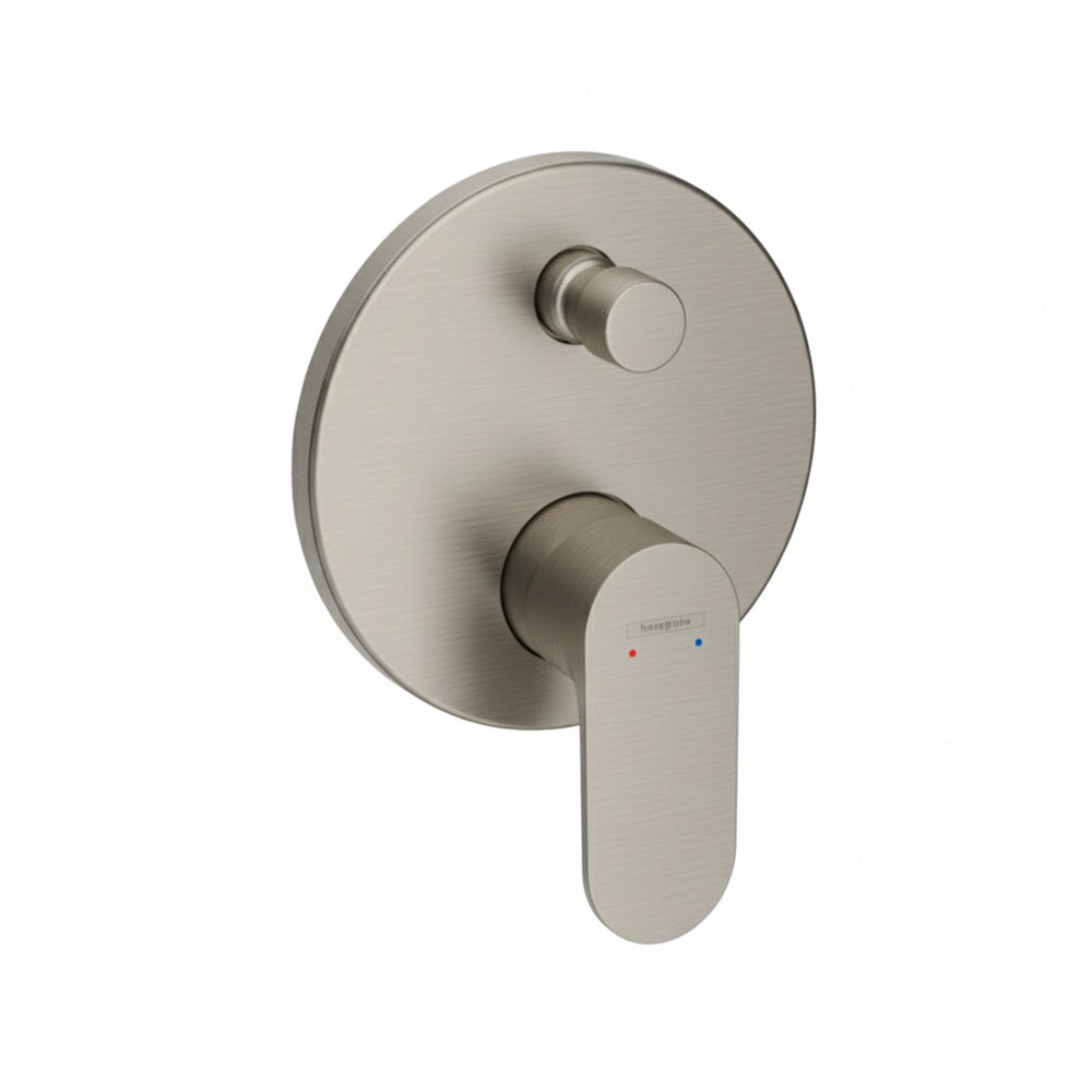 Hansgrohe Rebris S Single Lever Bath Mixer For Concealed Installation For Ibox Universal Brushed Nickel 72466823