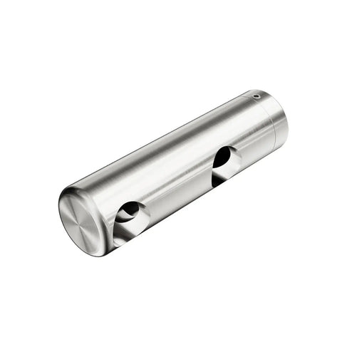 Nero Mecca Care Make Your Own 25mm Grab Rail Double End Bracket Left Hand Brushed Nickel NR5390421BN