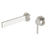 Phoenix Lexi Mkii Switchmix Wall Basin Mixer Set 200mm Fit-Off Kit Brushed Nickel 123-2812-40-1