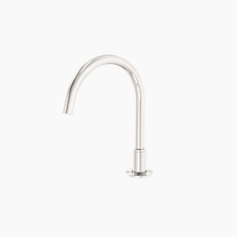 Nero Kara Hob Mount Bath Spout Only G1/2 Female Inlet Brushed Nickel NR211703bBN