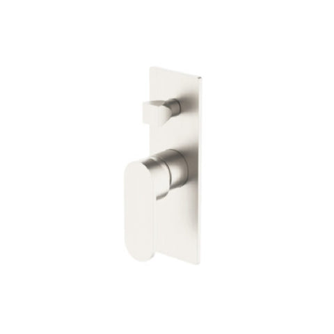 Nero Ecco Shower Mixer With Divertor Brushed Nickel NR301311ABN