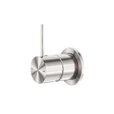 Nero Mecca Shower Mixer 60mm Plate Handle Up Trim Kits Only Brushed Nickel NR221911JTBN