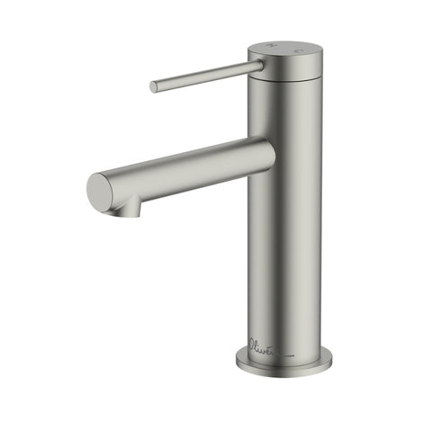 Oliveri Venice Straight Basin Mixer Brushed Nickel VE106504FBN