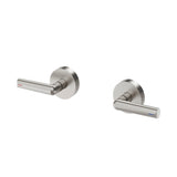 Phoenix Vivid Slimline Plus Lever Wall Top Assemblies Brushed Nickel 119-0601-40-1