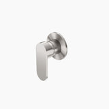 Nero Ecco Shower Mixer Round Back Plate Brushed Nickel NR301311DBN