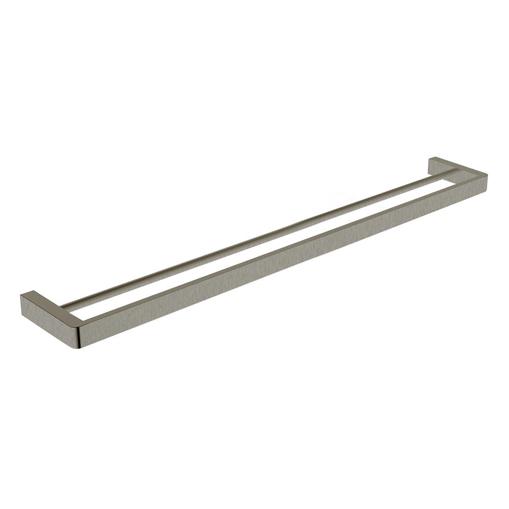 Argent Mondrian Neu Double Towel Rail 800mm Brushed Nickel AR93632DBN
