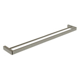 Argent Mondrian Neu Double Towel Rail 800mm Brushed Nickel AR93632DBN