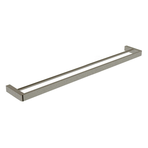 Argent Mondrian Neu Double Towel Rail 800mm Brushed Nickel AR93632DBN