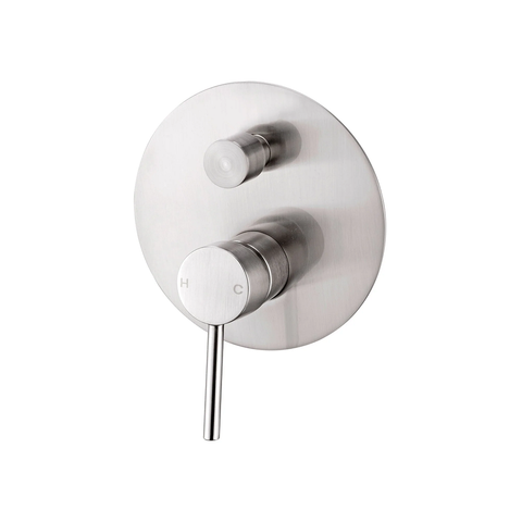 Nero Dolce Shower Mixer With Diverter Trim Kits Only Brushed Nickel NR250811ATBN