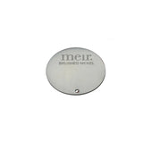 Meir Round Colour Sample Disc (No Box) Brushed Nickel NBMD01.02PVDBN