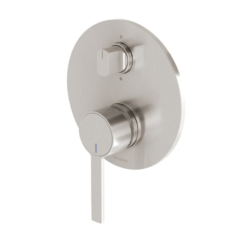 Phoenix Lexi Mkii Switchmix Shower / Bath Diverter Mixer Brushed Nickel 123-2910-40-1