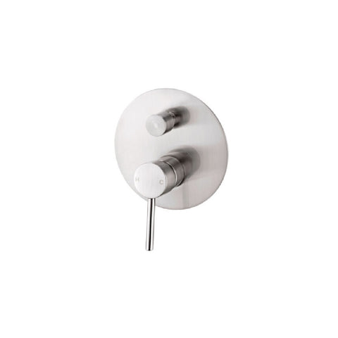 Nero Dolce Shower Mixer With Divertor Brushed Nickel NR250811ABN