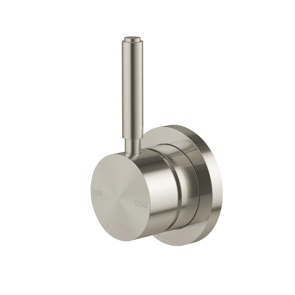 Phoenix Vivid Mkii Switchmix Shower / Wall Mixer Pin Up Fit-Off Kit Brushed Nickel 146-2808-40-1