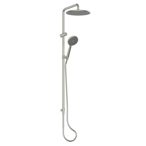 Greens Rocco Twin Rail Shower PVD Brushed Nickel 18790BN