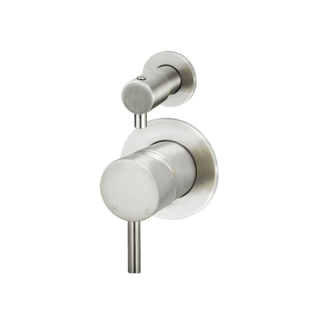 Meir Round Diverter Mixer - Pin Handle (Finish Kit) Brushed Nickel MW07TS-FIN-PVDBN