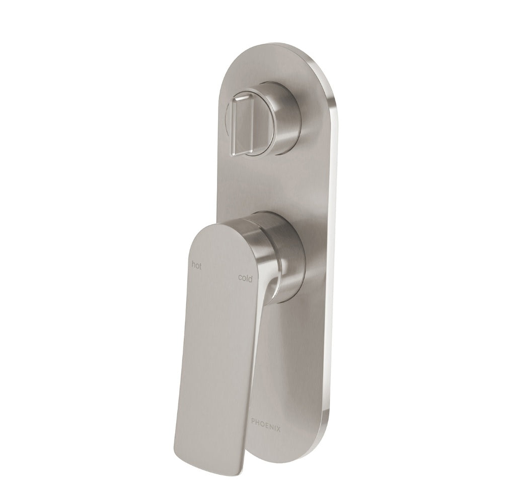 Phoenix Kusabi SwitchMix Shower / Bath Diverter Mixer Brushed Nickel 138-2910-40-1