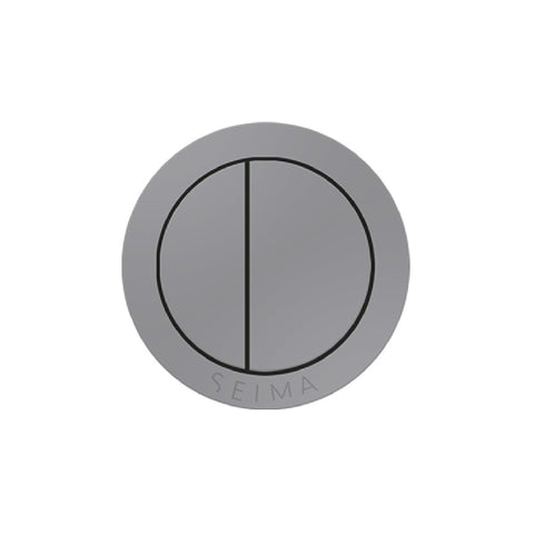 Seima Toilet Flush Button Round (for Arko, Modia & Limini) Brushed Nickel 191212