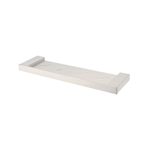 Amelie Royale Square Bathroom Shelf Brushed Nickel BDO4687ABN