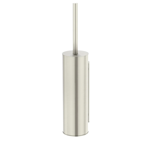 Meir Round Toilet Brush & Holder Brushed Nickel MTO02N-R-PVDBN