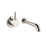 Vito Bertoni Wish2 Wall Basin/Bath Set Fixed 180mm Trim Kit Brushed Nickel TK241195