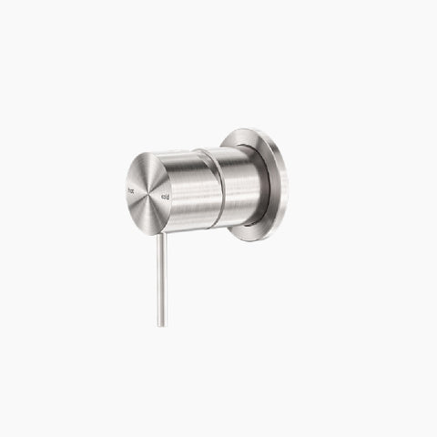 Nero Mecca Shower Mixer 60mm Plate Brushed Nickel NR221911HBN