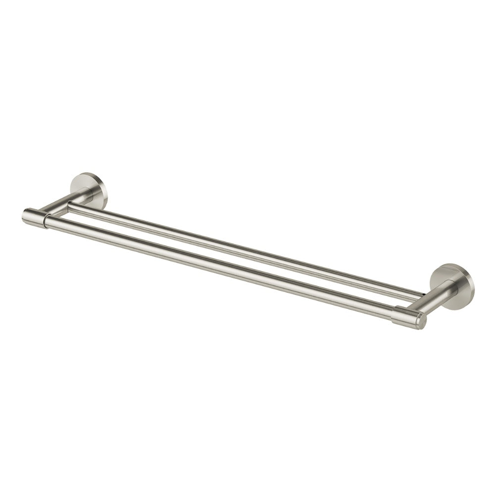 Phoenix Vivid MKII Double Towel Rail 600mm Brushed Nickel 146-8110-40