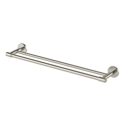 Phoenix Vivid MKII Double Towel Rail 600mm Brushed Nickel 146-8110-40