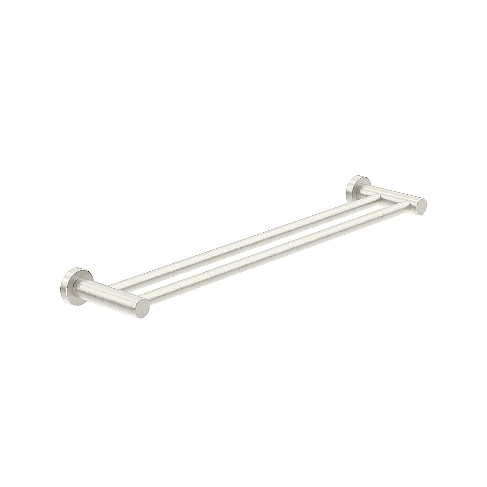 Amelie Royale Round Double Towel Rail 800mm Brushed Nickel BDO2030DBN