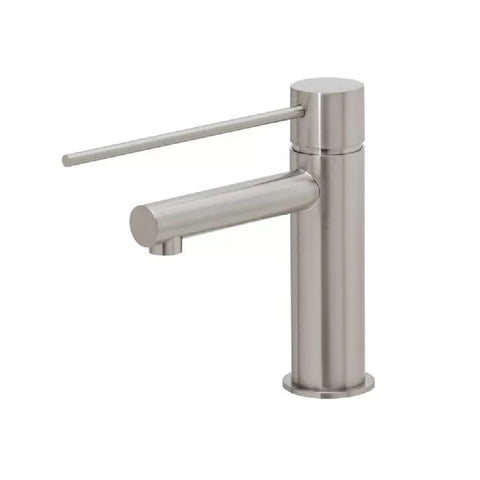 Phoenix Vivid Slimline Basin Mixer with Extended Lever Brushed Nickel 114-7700-40