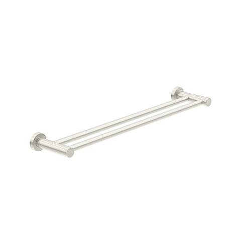 Amelie Royale Round Double Towel Rail 600mm Brushed Nickel BDO2024DBN