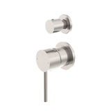 Nero Dolce Shower Mixer With Diverter (Separate Back Plate) Trim Kits Only Brushed Nickel NR250811ETBN